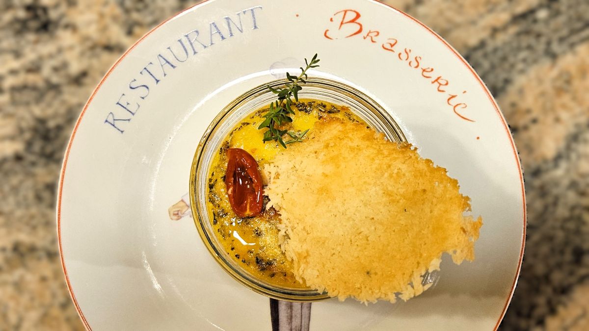 Crème brûlée mit Tomaten